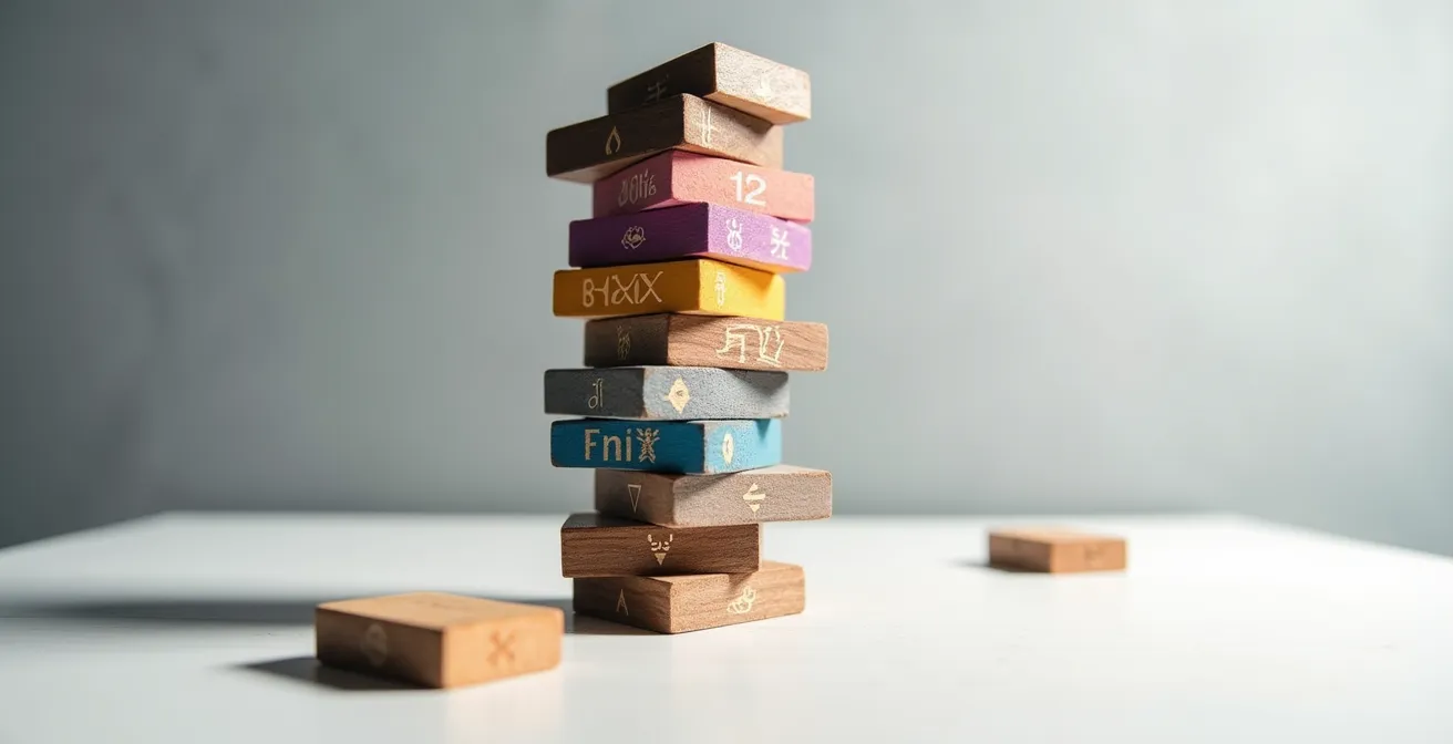 Abstract representation of transferable skills building into music industry career